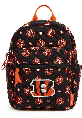 Vera Bradley Cincinnati Bengals Black Small Backpack