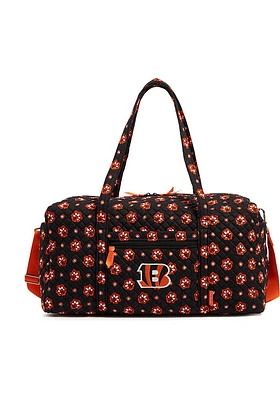 Cincinnati Bengals Black Large Travel Duffel Luggage