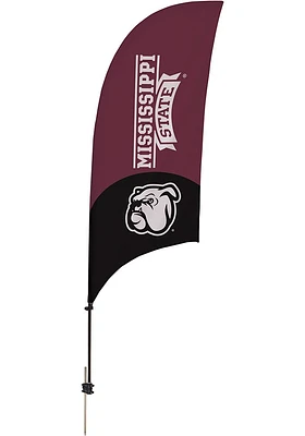 Mississippi State Bulldogs 7.5 Foot Spike Base Tall Team Flag
