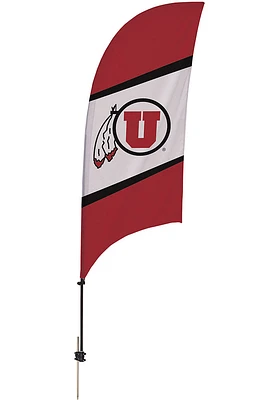 Utah Utes 7.5 Foot Spike Base Tall Team Flag
