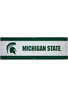 Michigan State Spartans 2x6 Vinyl Banner - White