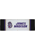 James Madison Dukes 2x6 Vinyl Banner - White