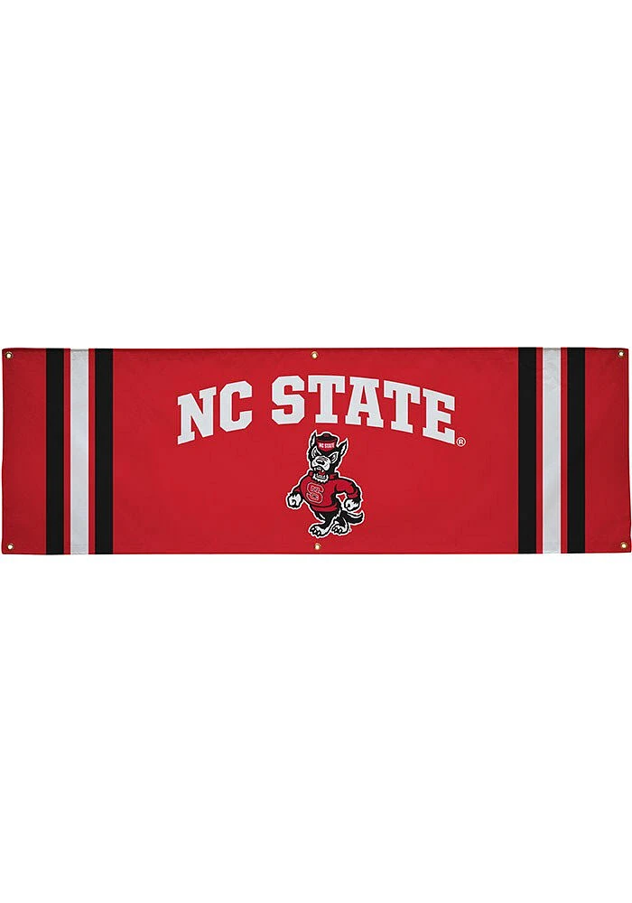NC State Wolfpack 2x6 Vinyl Banner - Red