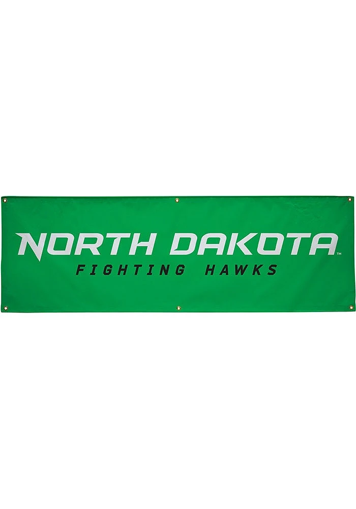 North Dakota Fighting Hawks 2x6 Vinyl Banner