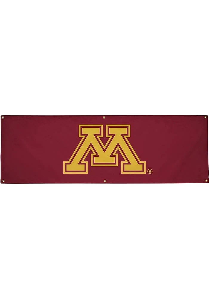 Minnesota Golden Gophers 2x6 Vinyl Banner - Maroon