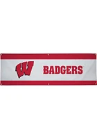 Wisconsin Badgers 2x6 Vinyl Banner - White