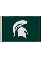 Michigan State Spartans 2x3 Logo Silk Screen Grommet Flag - Green