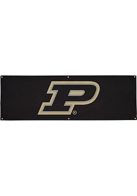 Purdue Boilermakers 2x6 Vinyl Banner - Black