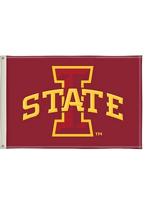 Iowa State Cyclones 2x3 Silk Screen Grommet Flag - Maroon