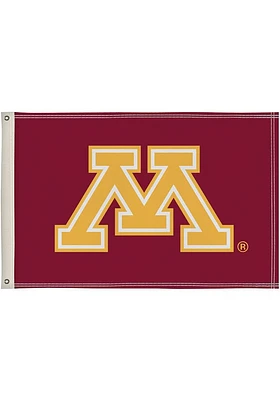 Minnesota Golden Gophers 2x3 Silk Screen Grommet Flag - Maroon
