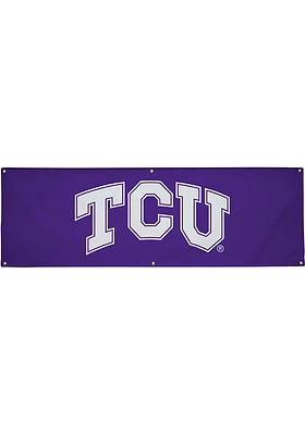 TCU Horned Frogs 2x6 Vinyl Banner - Purple