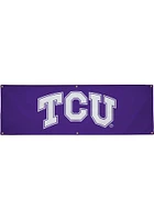 TCU Horned Frogs 2x6 Vinyl Banner - Purple
