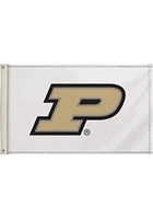 Purdue Boilermakers 3x5 Silk Screen Grommet Flag - White