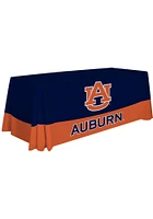 Auburn Tigers 6 Ft Striped Fabric Tablecloth