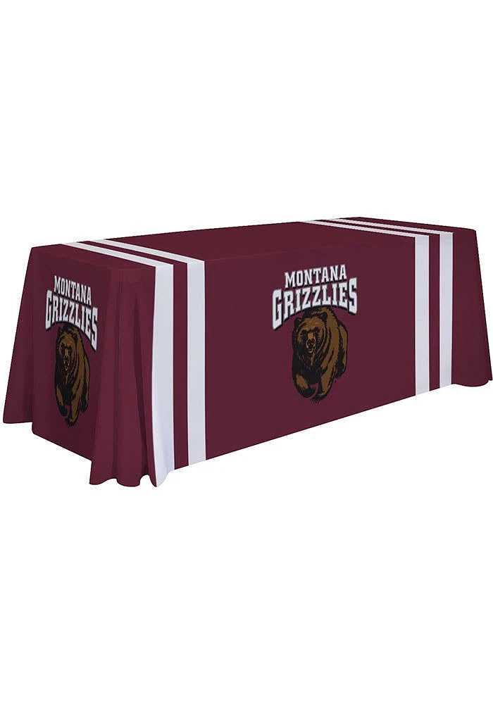 Montana Grizzlies 6 Ft Fabric Tablecloth