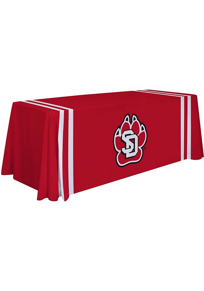 South Dakota Coyotes 6 Ft Fabric Tablecloth