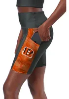 Cincinnati Bengals Womens Grey Biker short Shorts