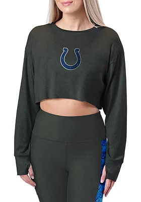 Indianapolis Colts Womens Grey Thumbhole longsleeve LS Tee