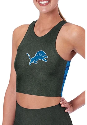 Detroit Lions Womens Grey Midi Tank bra Top