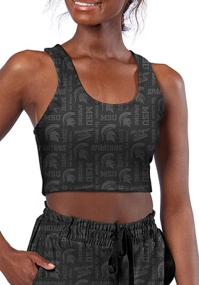 Michigan State Spartans Womens Black Collective Tank Top