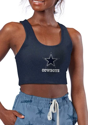 Dallas Cowboys Womens Black Reversible Racerback Tank Top