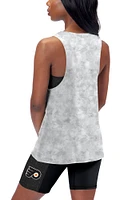 Philadelphia Flyers Womens Grey Muscle Tank Top