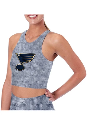 St Louis Blues Womens Navy Blue Midi Tank Top