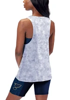 St Louis Blues Womens Navy Blue Muscle Tank Top