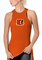 Cincinnati Bengals Womens Orange Tencel Tank Top