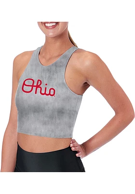 Ohio State Buckeyes Womens Grey Crosstown Tank Top