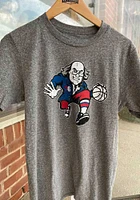 Philadelphia 76ers Grey Secondary Logo Short Sleeve Fashion T Shirt