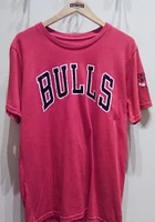Chicago Bulls Red Wordmark Short Sleeve Fashion T Shirt
