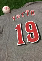 Joey Votto Cincinnati Reds Grey Tri-blend Short Sleeve Fashion Player T Shirt