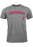 Eugenio Suarez Cincinnati Reds Grey Player Short Sleeve Fashion T Shirt