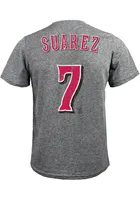 Eugenio Suarez Cincinnati Reds Grey Player Short Sleeve Fashion T Shirt