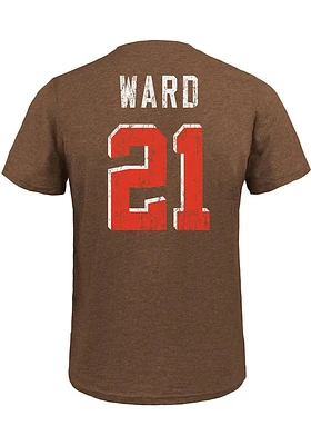 Denzel Ward Cleveland Browns Name And Number Short Sleeve Fashion Player T Shirt
