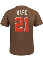 Denzel Ward Cleveland Browns Name And Number Short Sleeve Fashion Player T Shirt