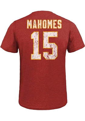 Patrick Mahomes Kansas City Chiefs Name And Number Short Sleeve Fashion Player T Shirt