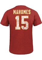 Patrick Mahomes Kansas City Chiefs Name And Number Short Sleeve Fashion Player T Shirt