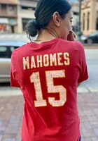 Patrick Mahomes Kansas City Chiefs Name And Number Short Sleeve Fashion Player T Shirt