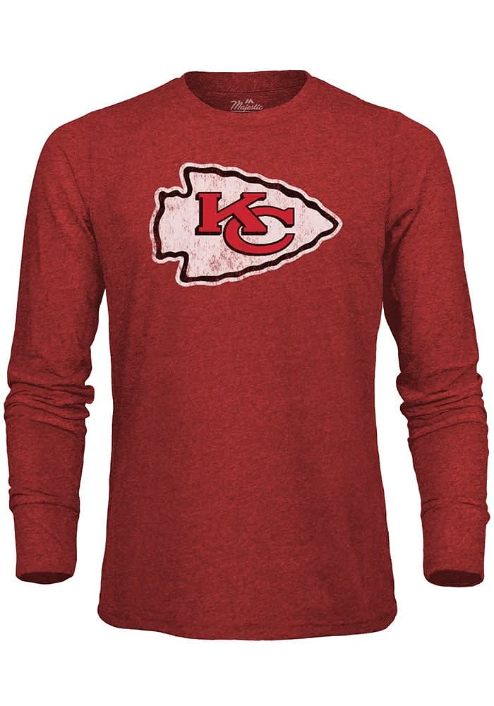 Kansas City Chiefs Primary Logo Long Sleeve Fashion T Shirt