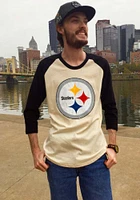 JuJu Smith-Schuster Pittsburgh Steelers Black Primary Name And Number Long Sleeve Player T Shirt