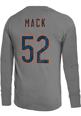 Khalil Mack Chicago Bears Primary Name And Number Long Sleeve Player T Shirt