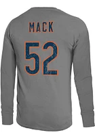 Khalil Mack Chicago Bears Primary Name And Number Long Sleeve Player T Shirt