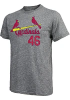Paul Goldschmidt St Louis Cardinals Grey Road Player Short Sleeve Fashion T Shirt