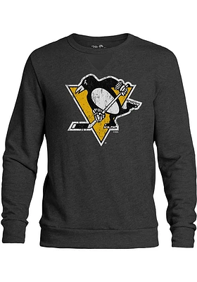 Pittsburgh Penguins Mens Primary Logo Long Sleeve Fashion Sweatshirt
