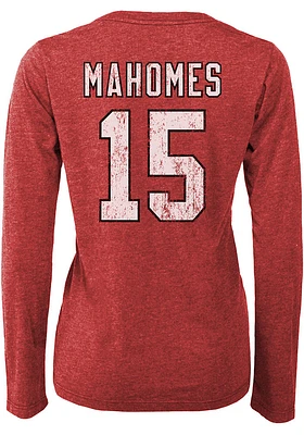 Patrick Mahomes Kansas City Chiefs Womens Boyfriend Long Sleeve Player T Shirt