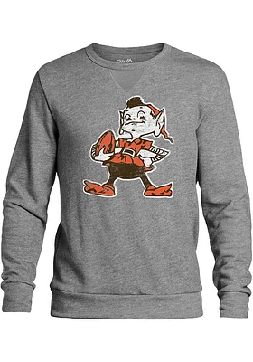 Brownie Majestic Threads Cleveland Browns Mens Long Sleeve Fashion Sweatshirt
