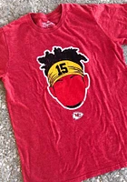 Patrick Mahomes Kansas City Chiefs Red Headband Short Sleeve Fashion Player T Shirt