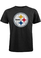 Devin Bush Pittsburgh Steelers Black Name And Number Short Sleeve Fashion Player T Shirt